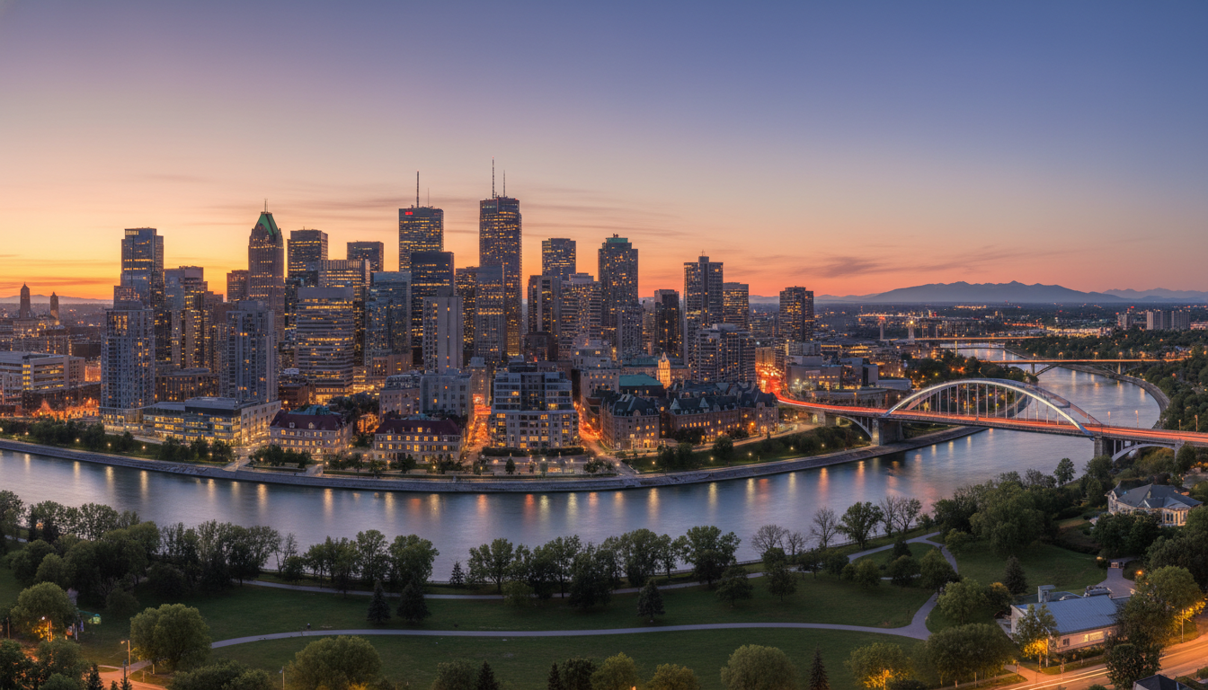 Canadian cityscape representing Crime Canada Report's nationwide coverage