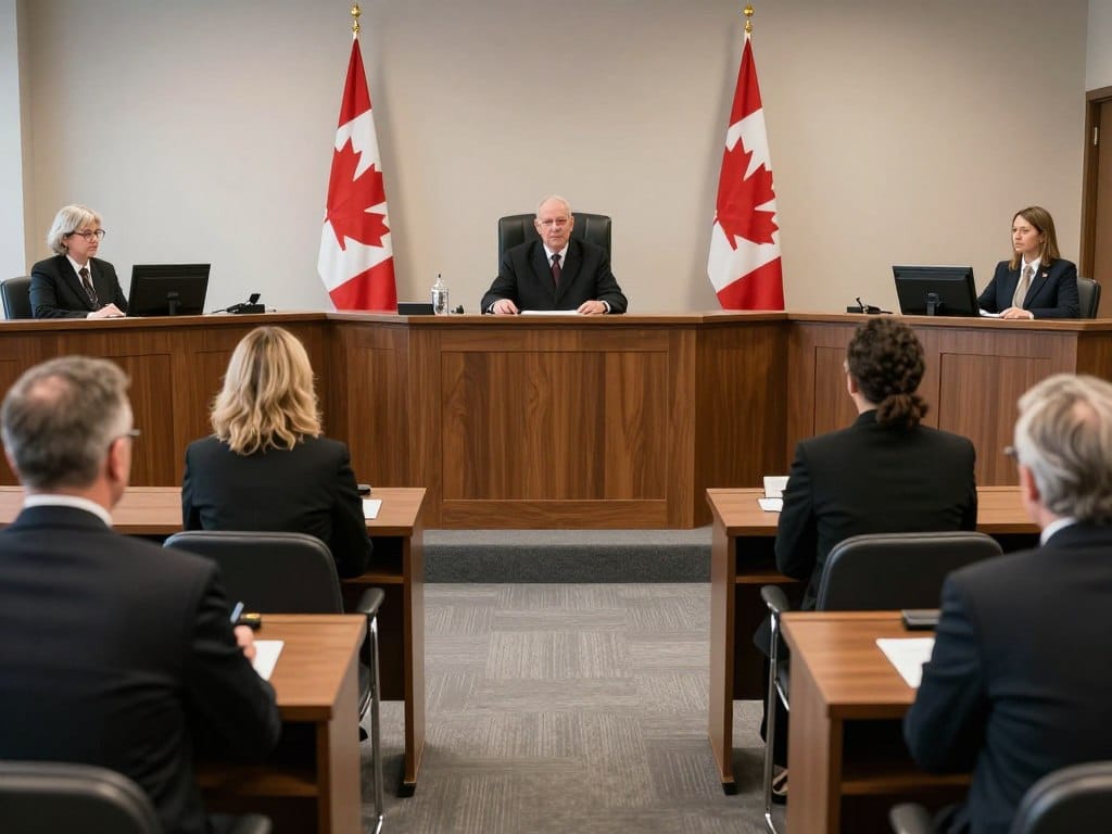 Legal Resources 6 Courtroom setting representing court processes and legal safeguards in Canada