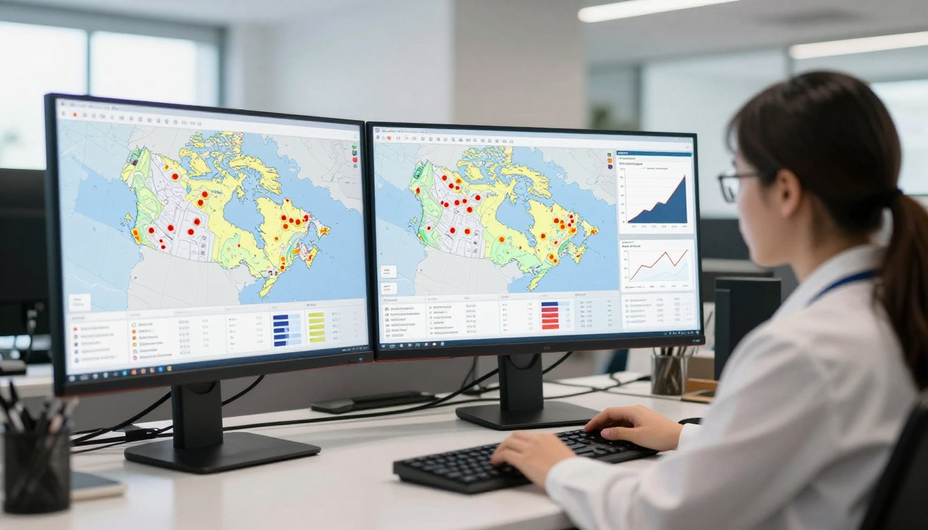 Crime data analysis and mapping in Canada