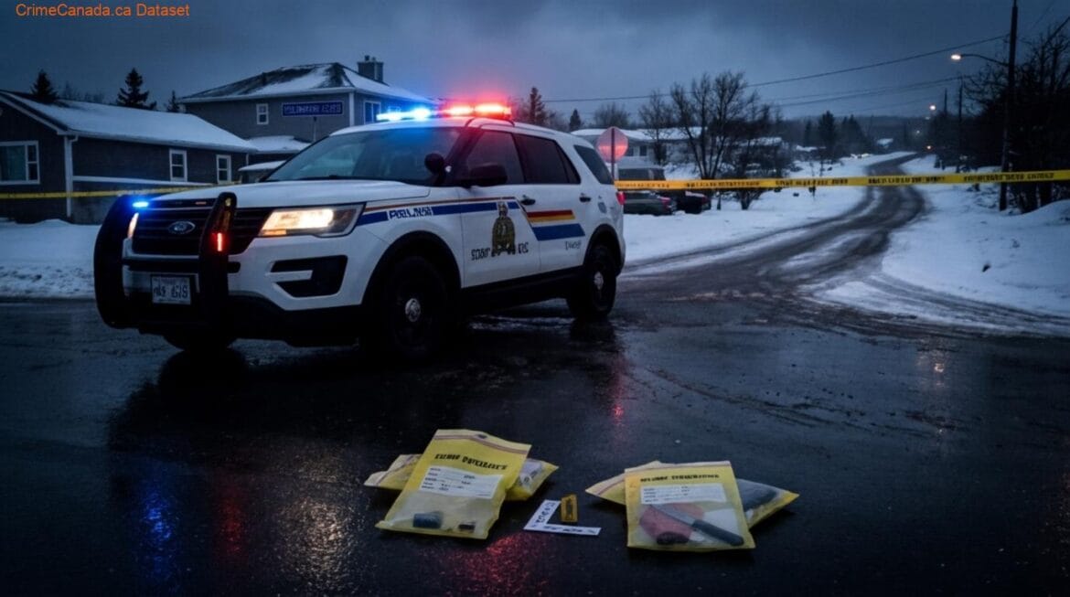RCMP warrant execution in Doyles Newfoundland and Labrador leading to resisting arrest charge