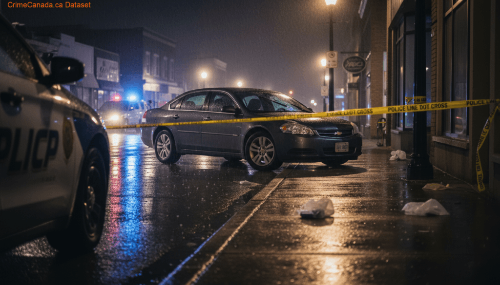 Steinbach RCMP investigate airsoft gun shots fired from a grey vehicle at pedestrians on Main Street in Steinbach, Manitoba