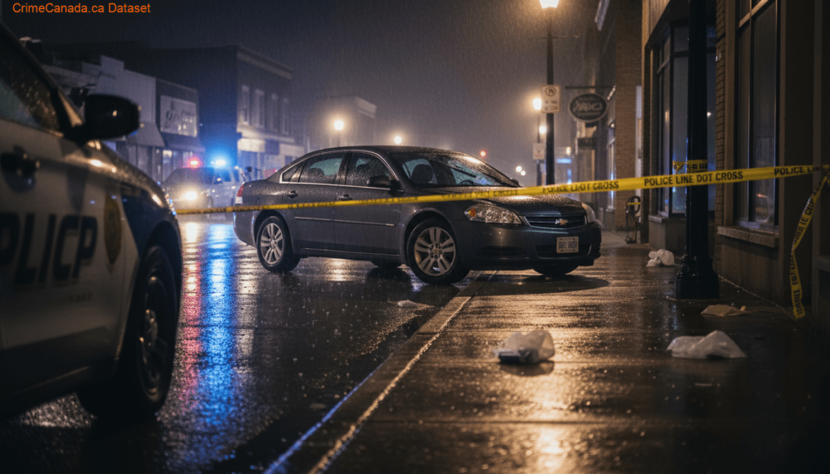 Steinbach RCMP investigate airsoft gun shots fired from a grey vehicle at pedestrians on Main Street in Steinbach, Manitoba