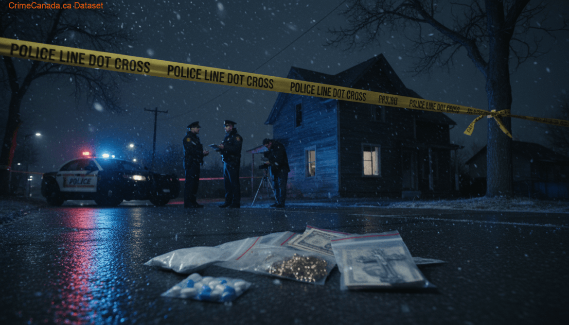 RCMP investigation in Melville Saskatchewan leads to weapons drug and stolen property seizure after reported robbery with firearm