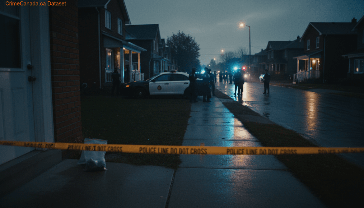RCMP police vehicle in Dauphin, Manitoba, related to assault and attempted biting of an officer at a Sixth Avenue residence
