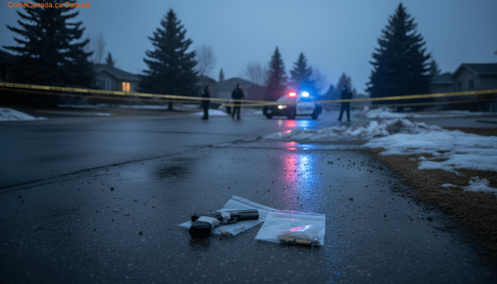 RCMP crime scene and attempted murder investigation in Kapawe'no First Nation near High Prairie, Alberta