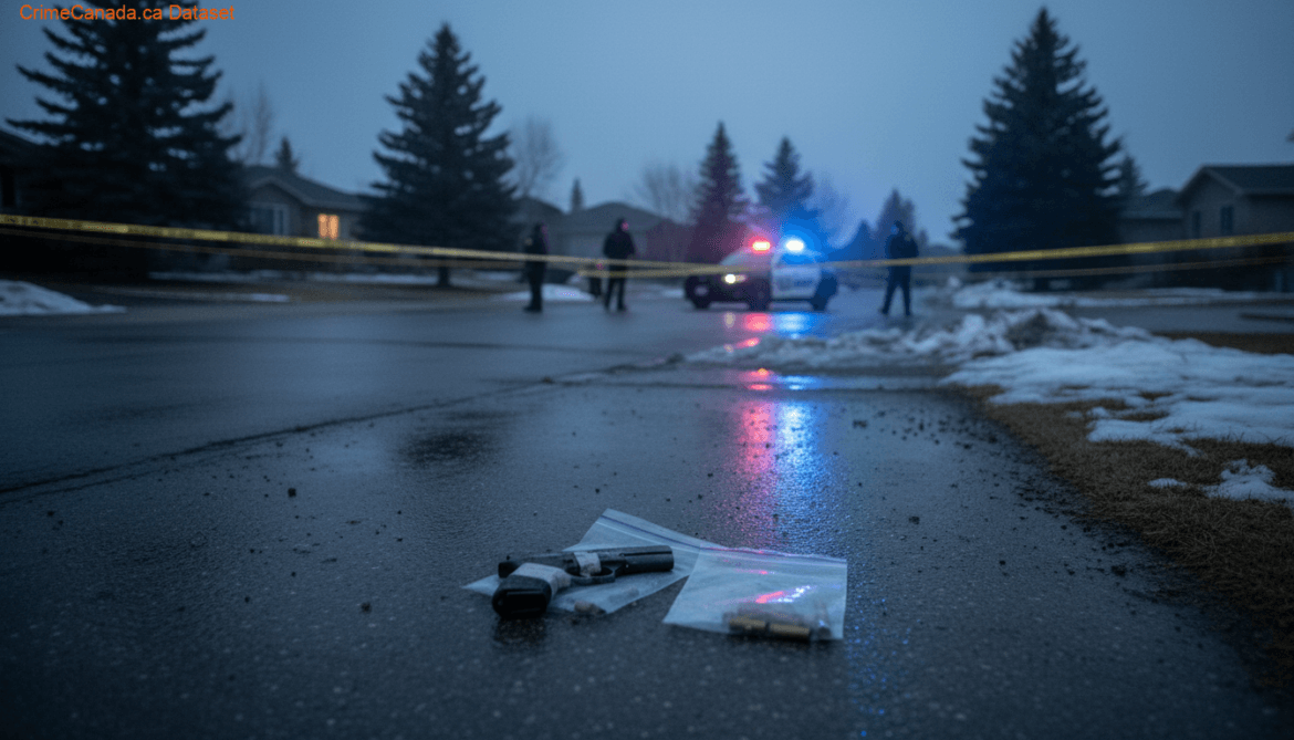 RCMP crime scene and attempted murder investigation in Kapawe'no First Nation near High Prairie, Alberta