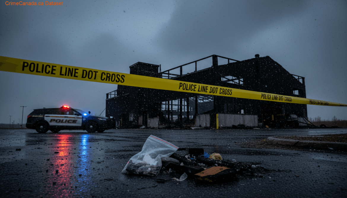 Dark SUV sought by Bay St. George RCMP in Stephenville industrial building fire investigation