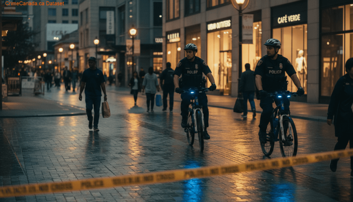 Richmond RCMP bike patrol officers in the city centre responding to increased retail theft