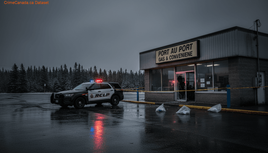 Community Alert: Gas Station Break and Enter in Port au Port 1 RCMP investigation of gas station break and enter in Port au Port, Newfoundland and Labrador