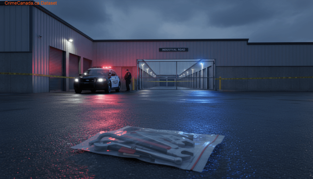 Community Safety Alert: Storage Locker Break‑In Charges in Dauphin 1 Dauphin RCMP community safety alert about a storage locker break-in on Industrial Road in Dauphin, Manitoba