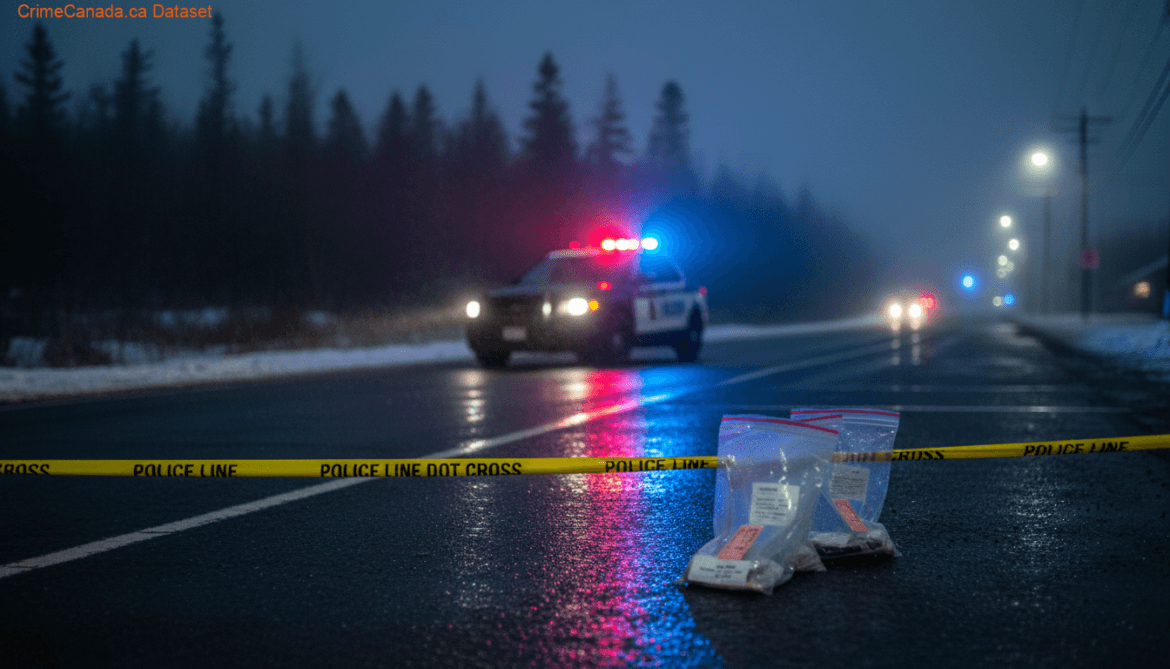 RCMP traffic stop in Marystown Newfoundland and Labrador following late-night stunting incident