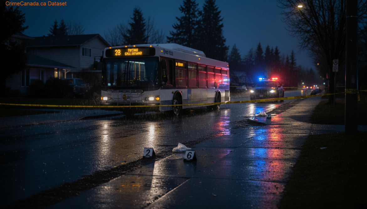 Suspect sought by Chilliwack RCMP in March 16, 2026 bus driver assault near South Sumas Road and Vedder Road