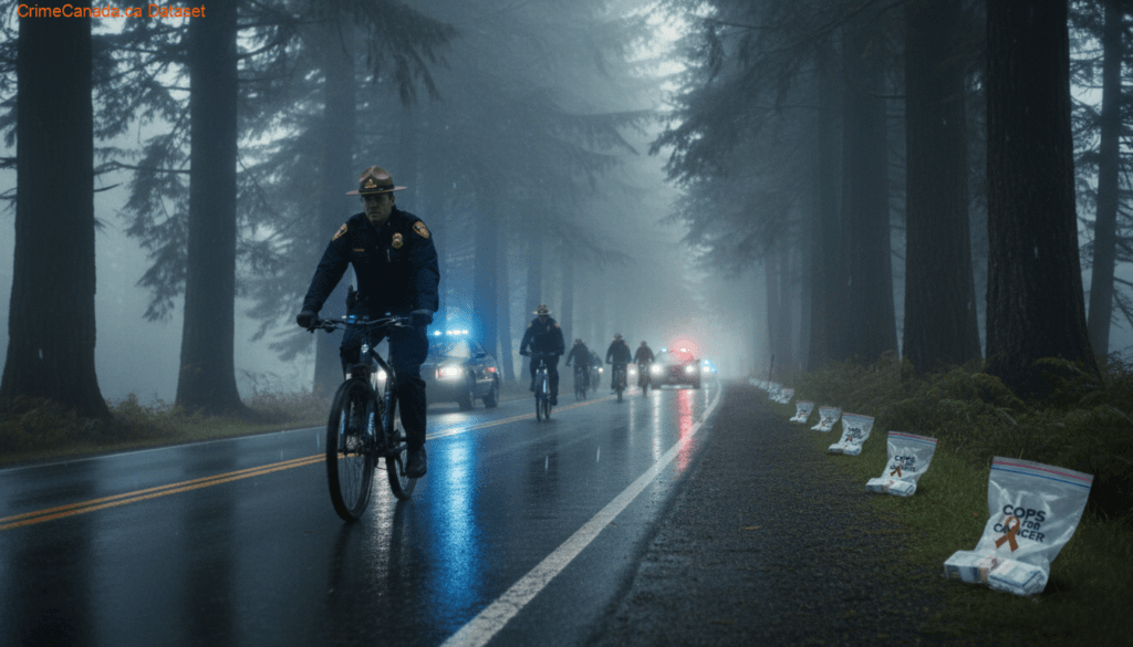 Community Alert: Sea to Sky RCMP Join Cops for Cancer Tour de Coast 1 Sea to Sky RCMP member participating in the 2026 Cops for Cancer Tour de Coast in British Columbia