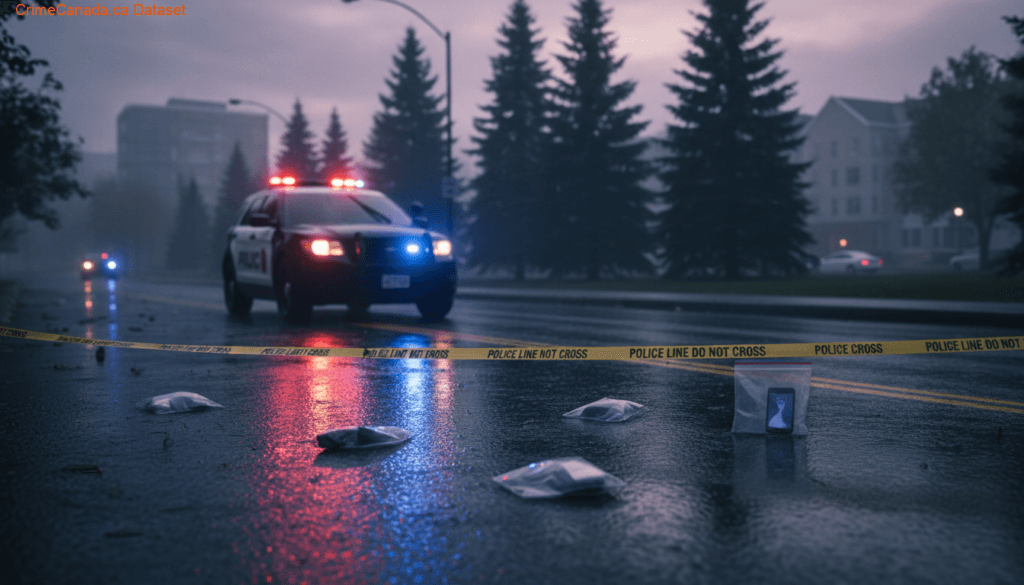 New Brunswick RCMP daily occurrence report summarizing collisions, assaults, and other incidents province-wide