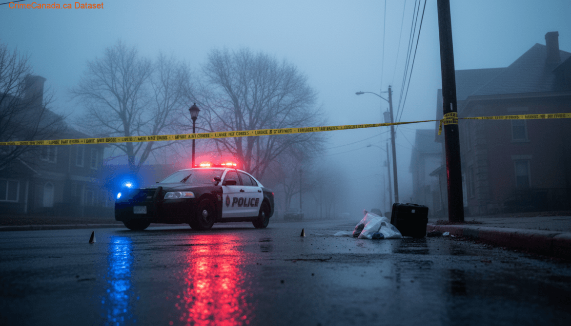 New Brunswick RCMP daily occurrence report summarizing 371 calls for service across multiple regions