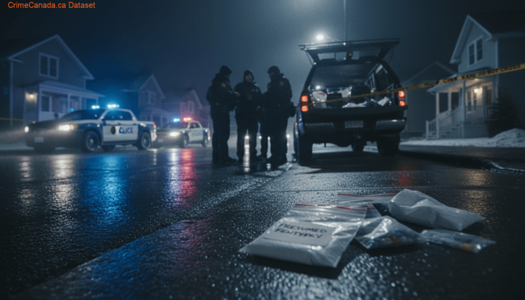Pictou County Nova Scotia drug trafficking investigation with presumed fentanyl and other drugs seized by RCMP and partner agencies