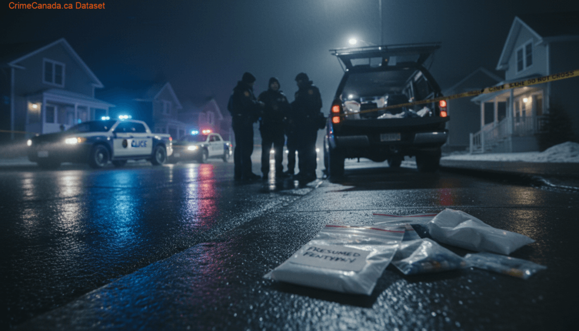 Pictou County Nova Scotia drug trafficking investigation with presumed fentanyl and other drugs seized by RCMP and partner agencies