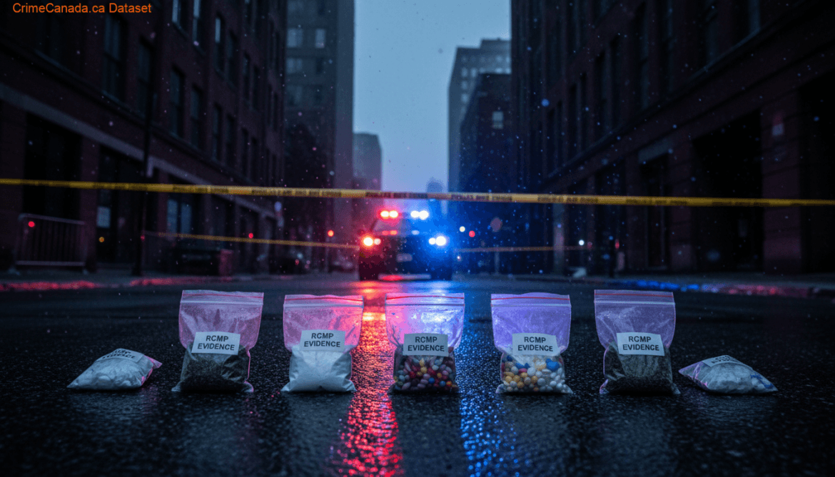 Seized prohibited weapons, imitation firearms, ammunition, and drugs from a Sea to Sky RCMP drug trafficking investigation in Squamish, British Columbia