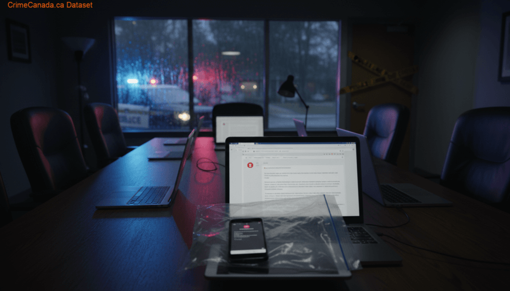 Email Fraud Warning: RCMP Alerts Businesses in Codiac Region 1 Laptop representing RCMP email fraud warning for businesses in the Codiac region of New Brunswick