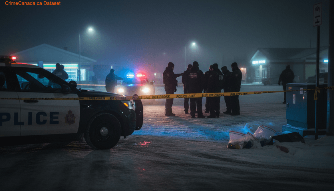 RCMP enforcement operation in God’s Lake Narrows Manitoba leading to multiple arrests