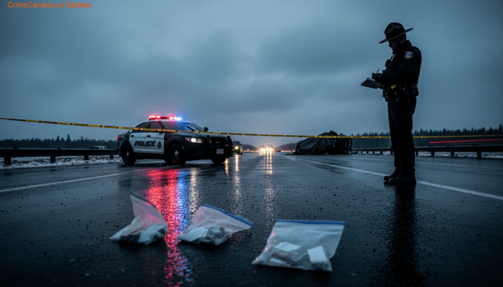 RCMP investigation of fatal Highway 1 incident near Canmore, Alberta