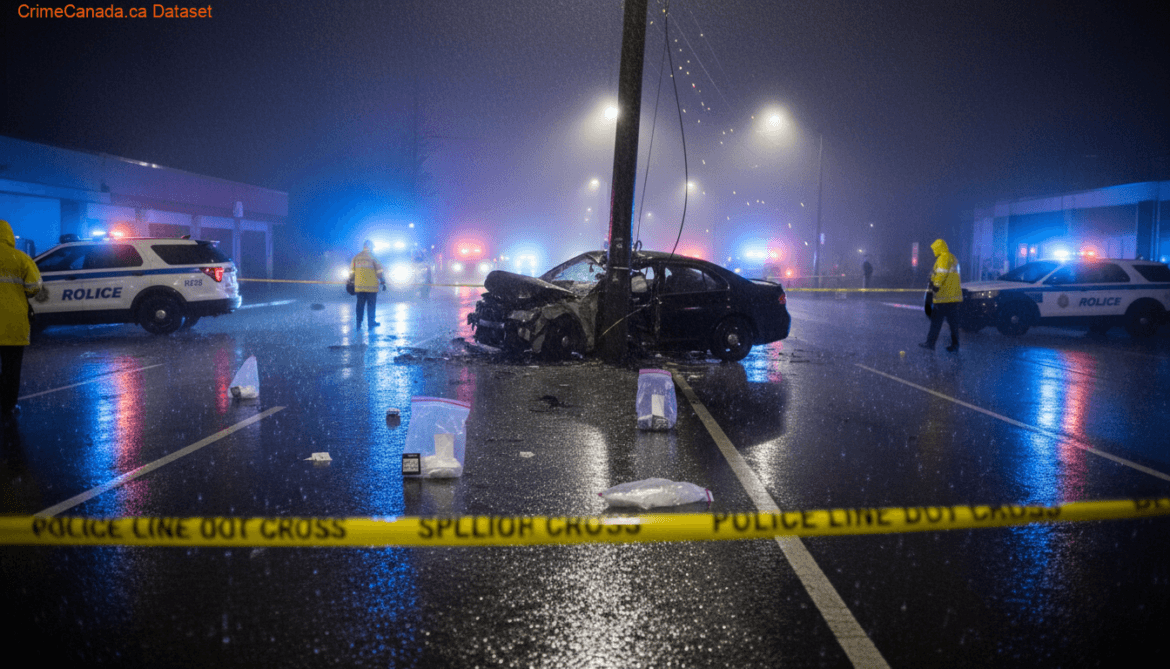 Thompson RCMP investigation at scene of fatal single-vehicle collision on Thompson Drive North