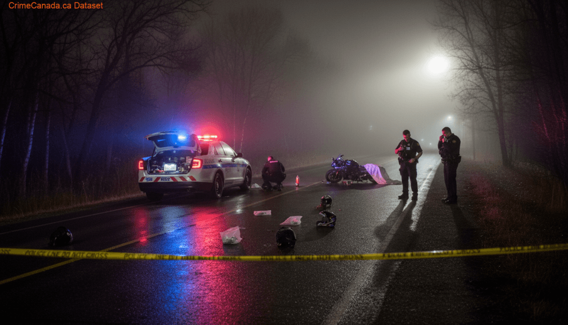 RCMP investigation of a fatal single-vehicle motorcycle crash on Highway 44 in Westlock County, Alberta
