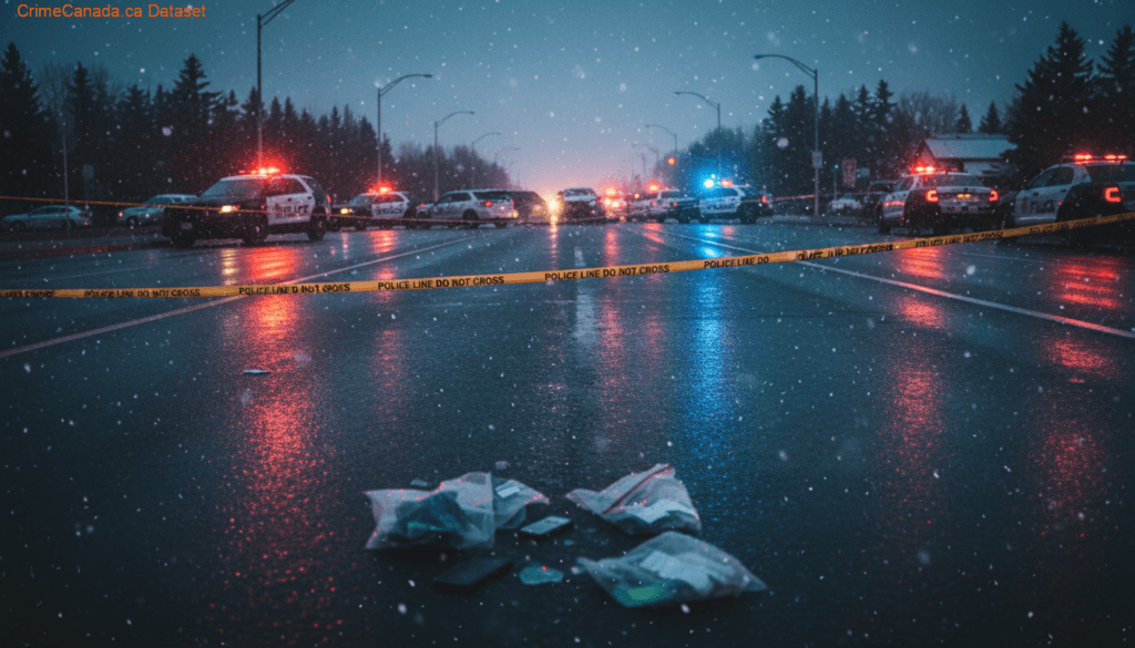 Red Deer RCMP scene related to impaired work-truck driver arrested after multi-vehicle collision