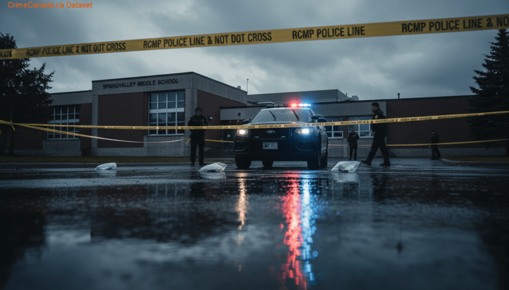 Kelowna RCMP response to youth-related lockdown incident at Springvalley Middle School in Kelowna, British Columbia