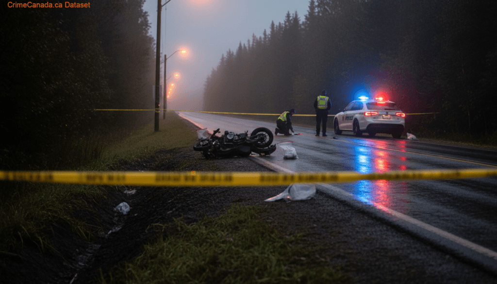 Fatal Single-Motorcycle Crash in Upper Kent, New Brunswick 1 RCMP response to fatal single-motorcycle crash on NB trail near Route 105 in Upper Kent, New Brunswick