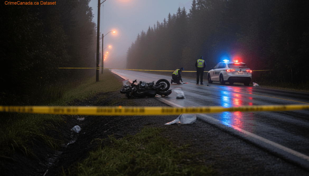 RCMP response to fatal single-motorcycle crash on NB trail near Route 105 in Upper Kent, New Brunswick