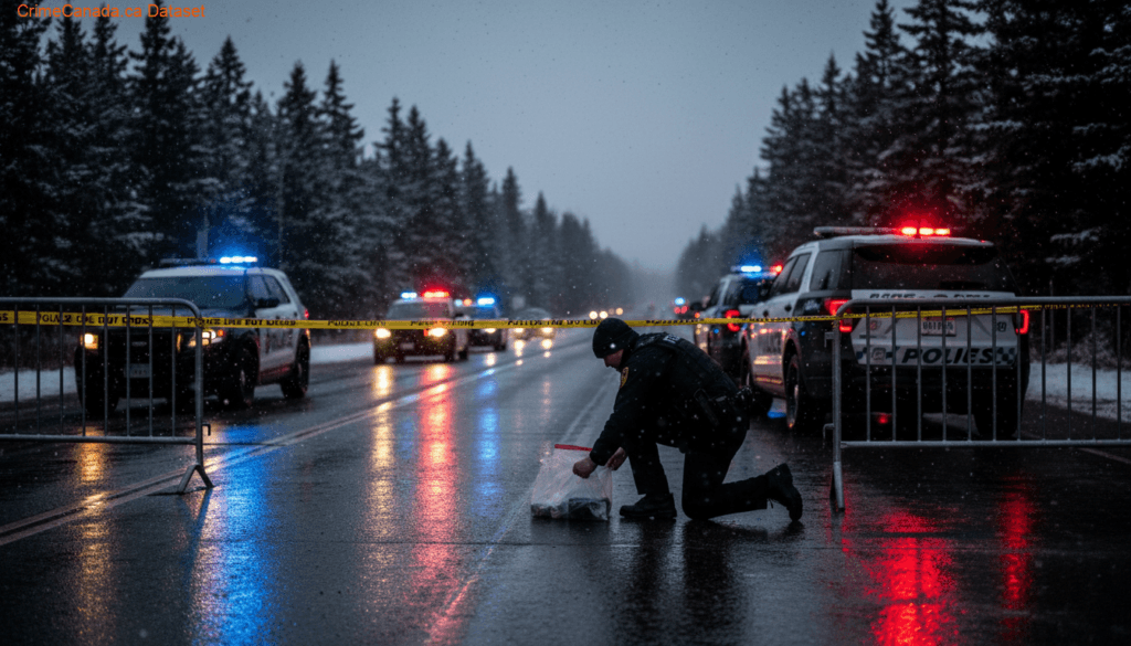 Traffic enforcement for speeding on Highway 16 in the Hinton, Alberta region during the 2026 Victoria Day long weekend