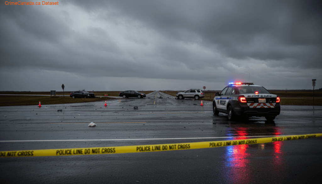 RCMP response to rear-end collision on Highway 311 and 6th Avenue South in Niverville, Manitoba