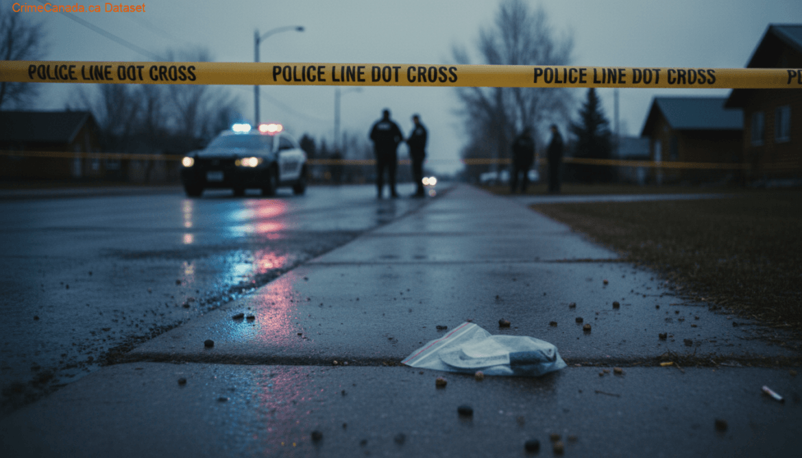 Elk Point RCMP investigation scene for armed robbery in Frog Lake First Nations Alberta