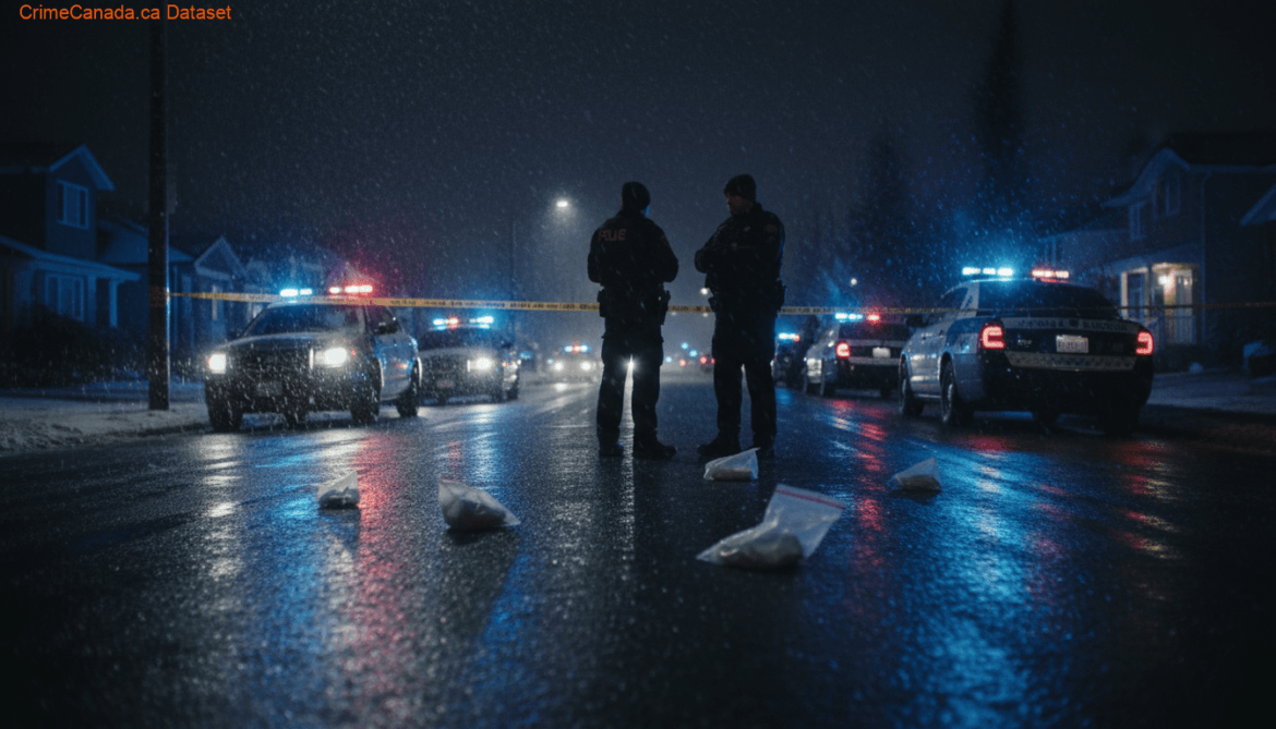 Kamloops RCMP search warrant operations on Surrey Avenue and McQueen Drive in active homicide investigation