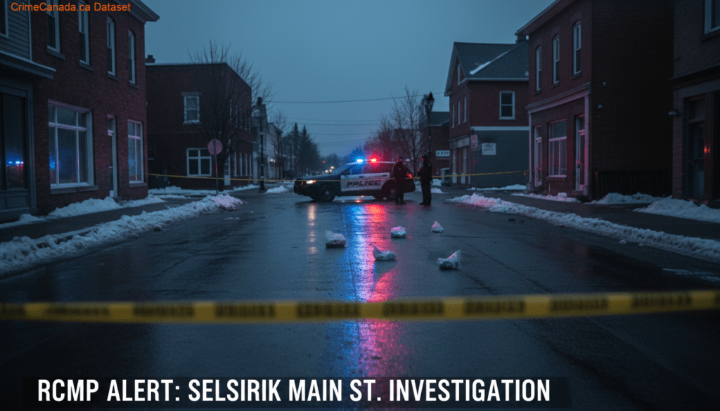 Selkirk RCMP community safety alert seeking suspect in Main Street security guard assault