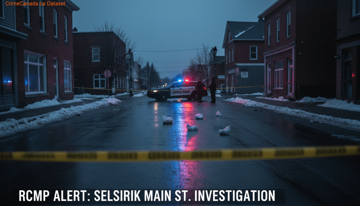 Selkirk RCMP community safety alert seeking suspect in Main Street security guard assault