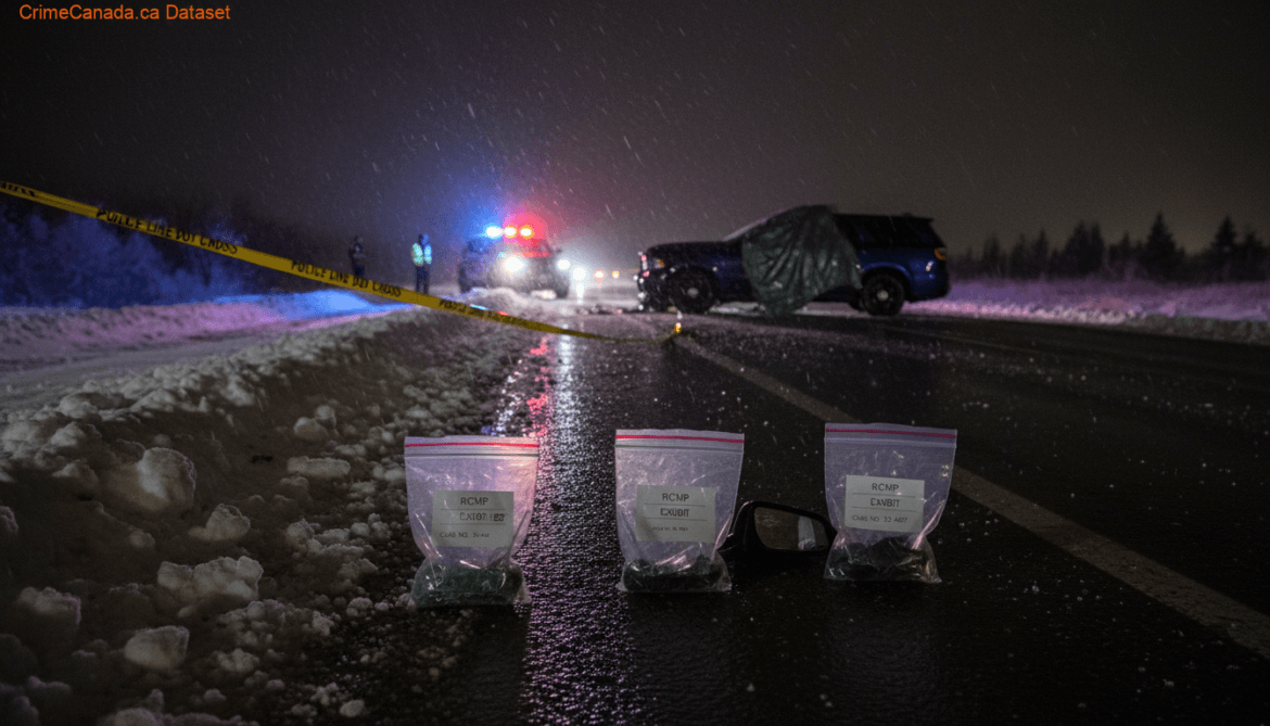 Highway 2 near Hondo, Alberta, where Slave Lake RCMP are investigating a double-fatal motor vehicle collision