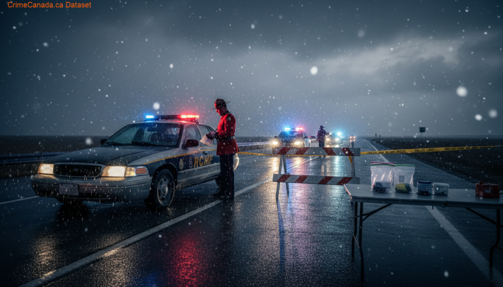 RCMP Road Safety Blitz: 930 Vehicles Stopped in Newfoundland 1 RCMP traffic checkpoint in Newfoundland during Canada Road Safety Week enforcement blitz