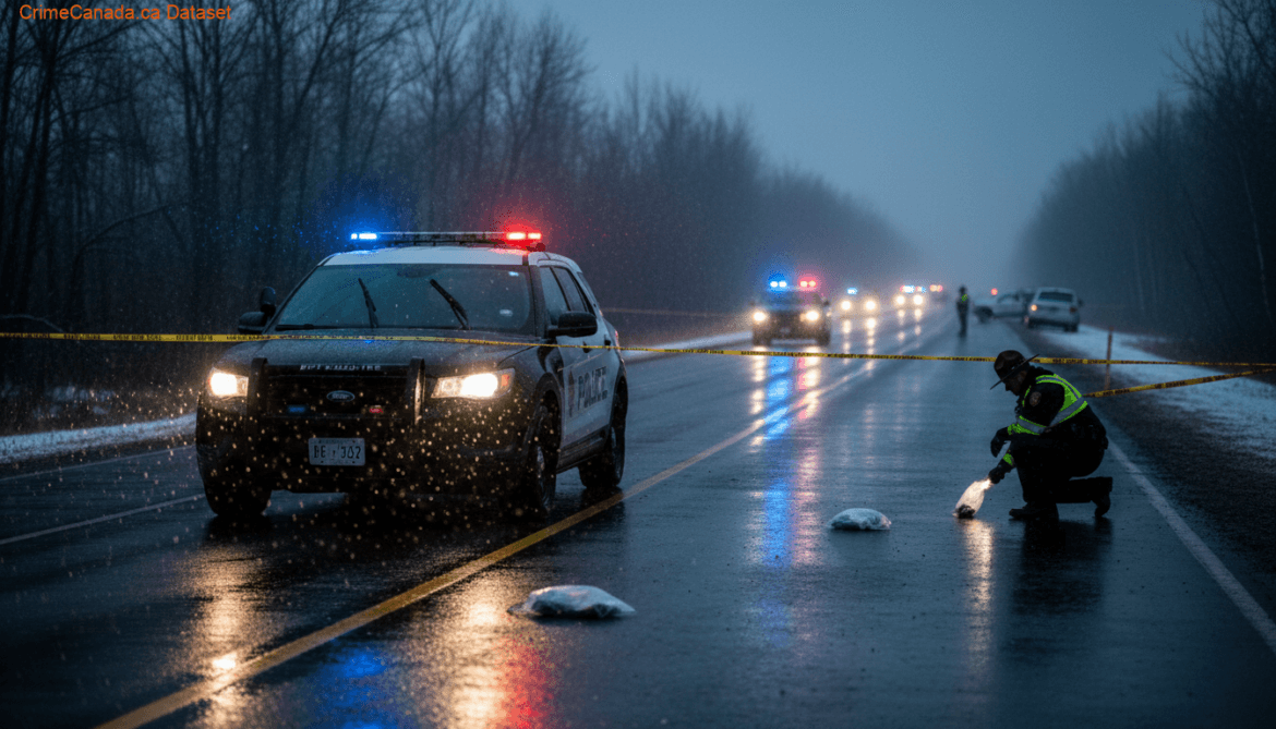 RCMP traffic stop after vehicle recorded at 185 km/h on Highway 52 in Hanover, Manitoba