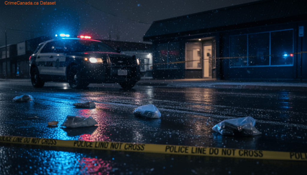 Cold Lake RCMP drug and firearm seizure linked to stolen vehicle in Cold Lake South Alberta