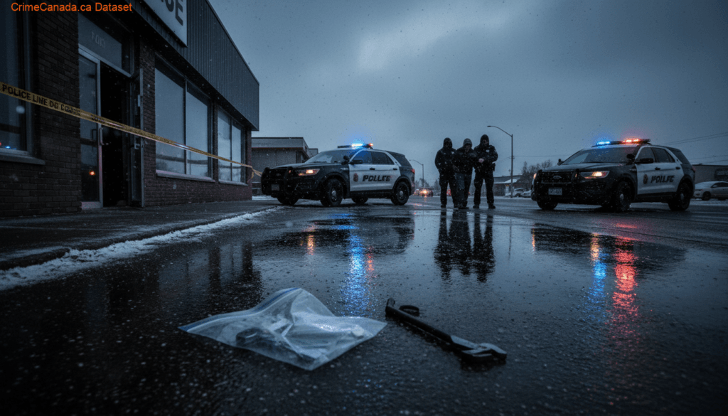 RCMP Alert: Business Break‑In Investigation in Westlock 1 Westlock RCMP investigation of business break and enter near Range Road 262 and Township Road 594 in Alberta