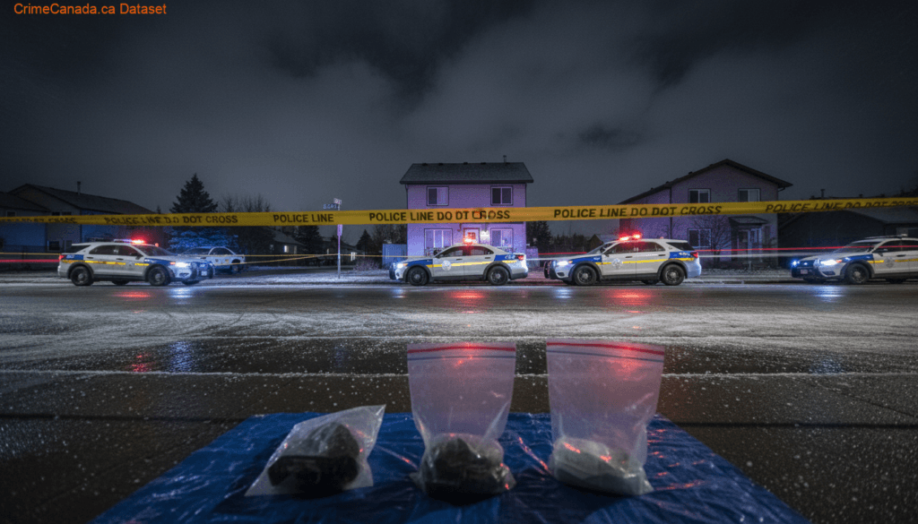 Yellowknife RCMP search warrant execution at 57th Street residence in drug investigation