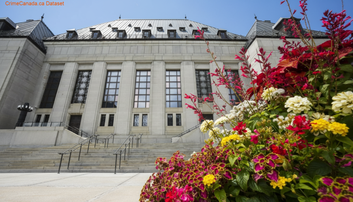 Supreme Court of Canada building in Ottawa related to a central Alberta homicide retrial