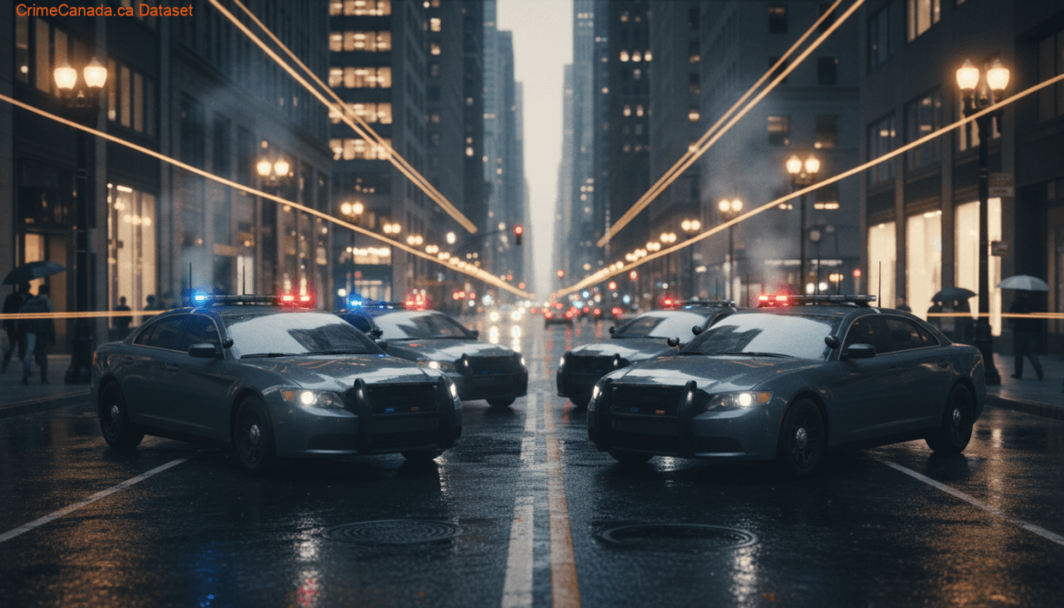 Toronto police investigation near Armoury Street and University Avenue by the U.S. Consulate