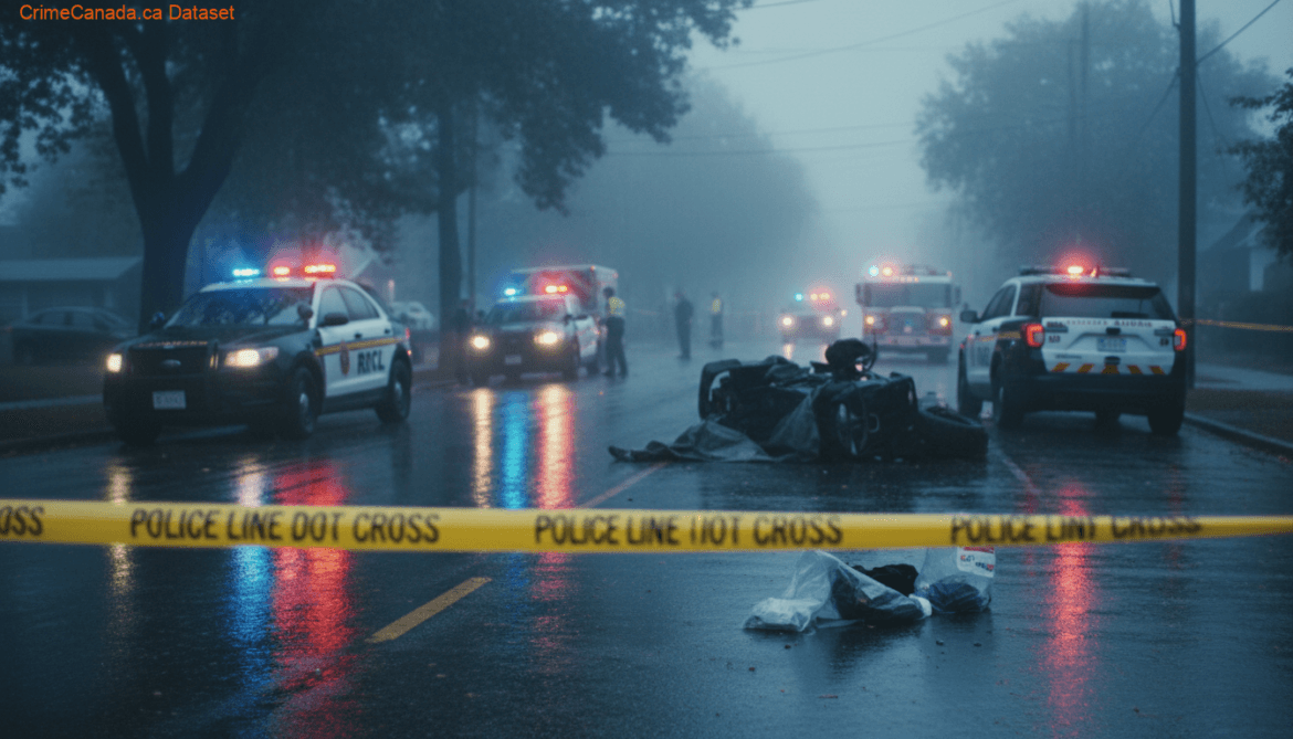 ATV collision scene in Forteau, Newfoundland with injury details
