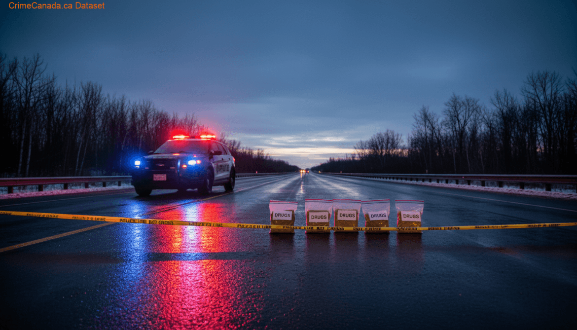 RCMP drug seizure in Winnipeg following a traffic stop
