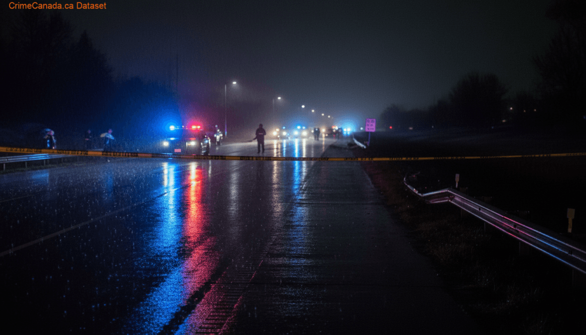 Police respond to motorcycle accident on Highway 210 in Manitoba