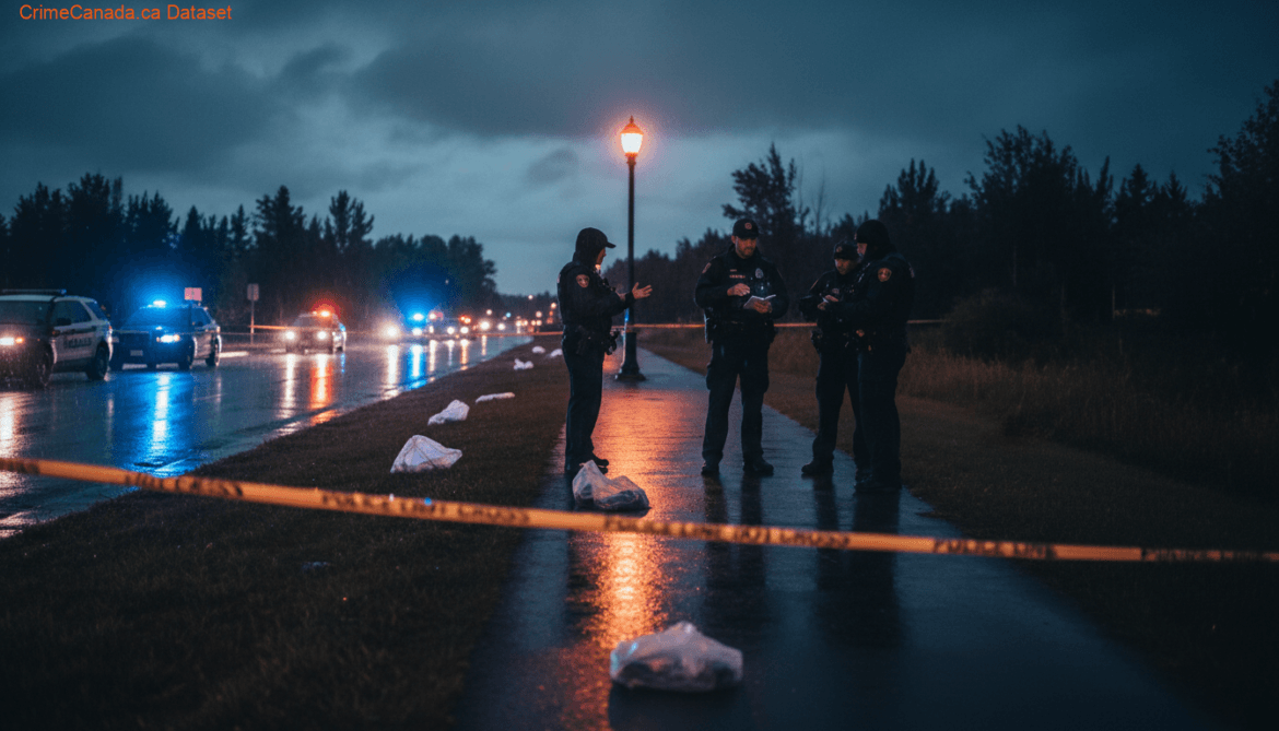 Stabbing incident response by RCMP in Red Deer, Alberta