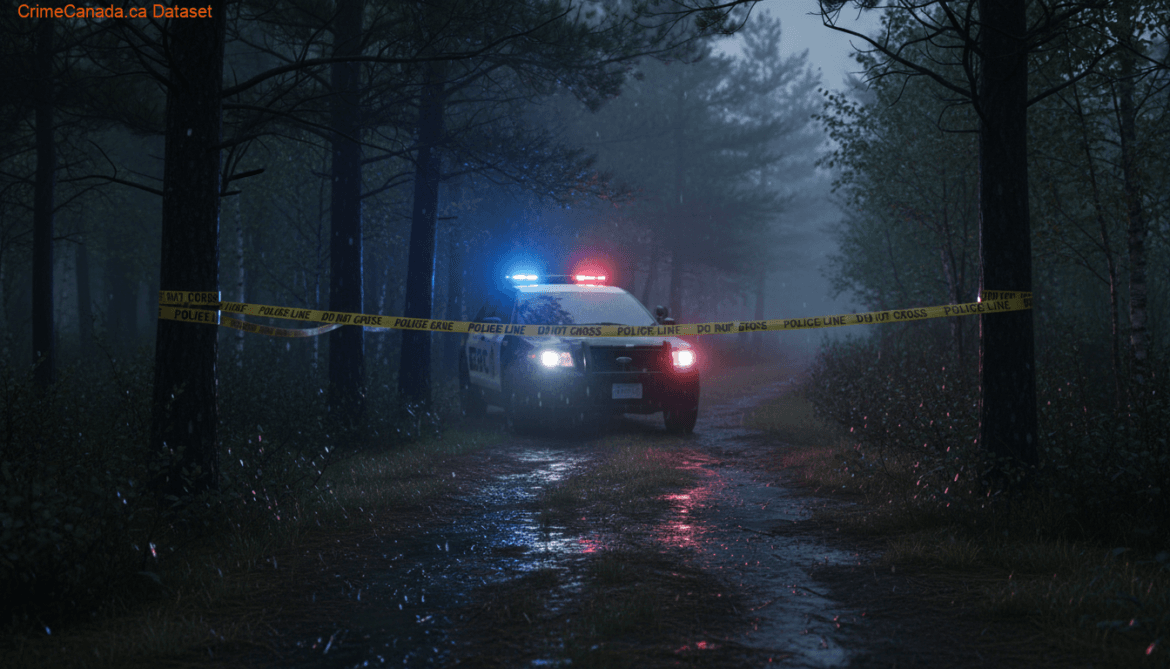Crime scene in Yarmouth, RCMP investigation